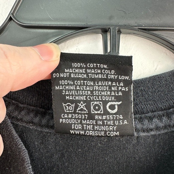 Orisue‎ Muscle Tee Mens M Black Yellow 100% Cotton The Party Crashers Graphic - Picture 9 of 9